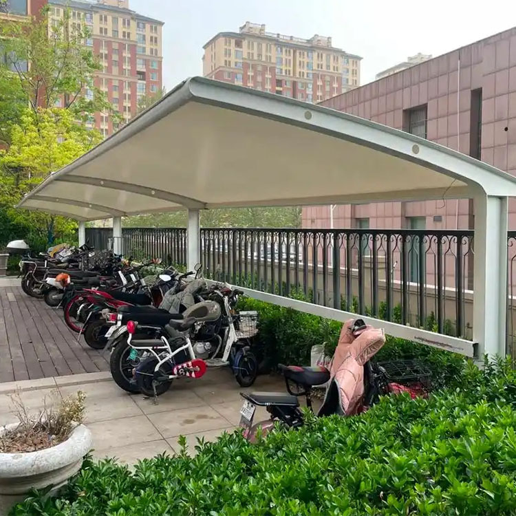 应城市膜结构电动车棚